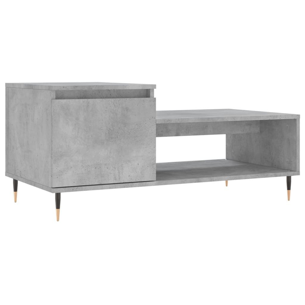 Couchtisch Couchtisch Betongrau 100x50x45 cm Holzwerkstoff