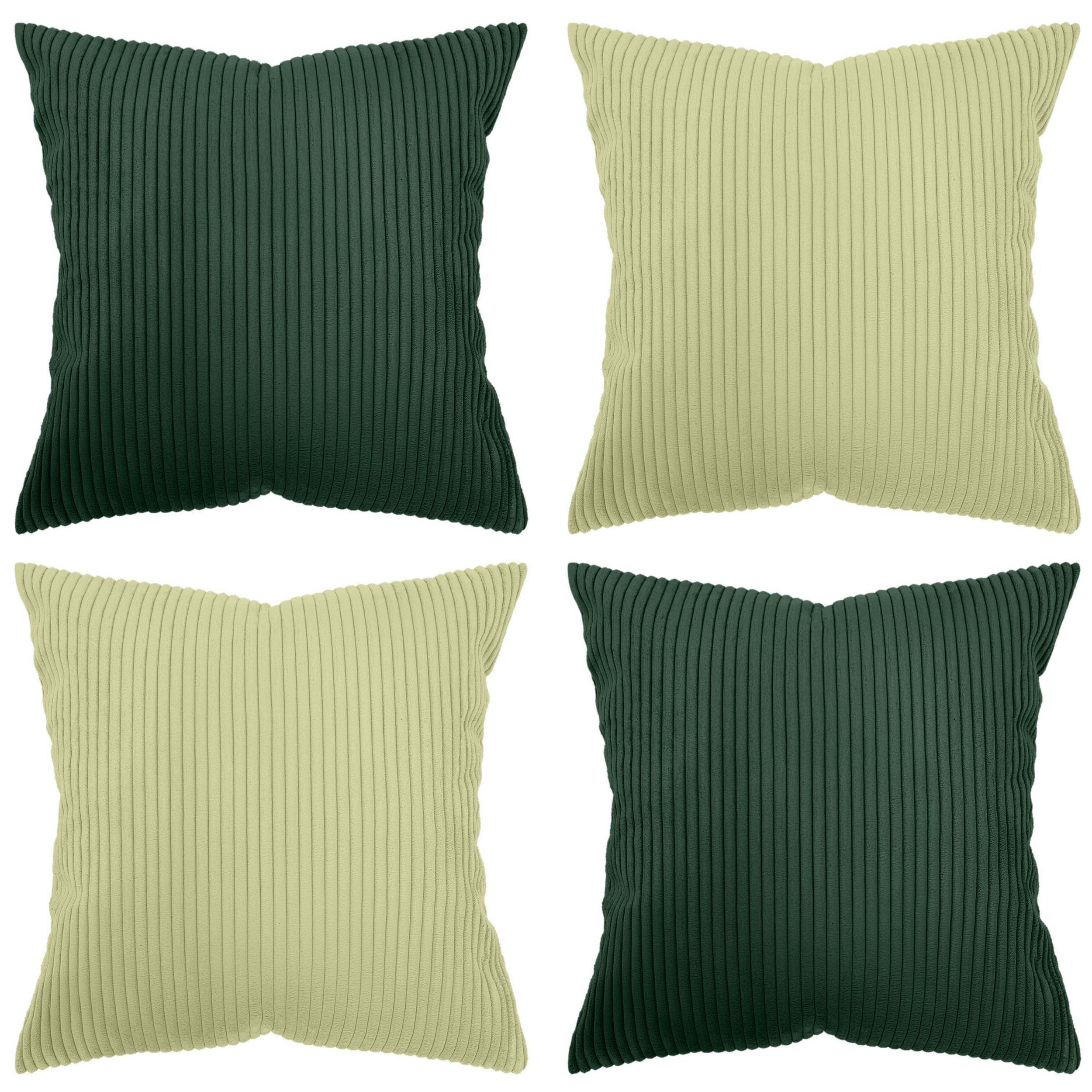 Amilian Kissenhüllen - 4er Set Kissenbezug - Zierkissenbezüge - Kissenbezüg günstig online kaufen