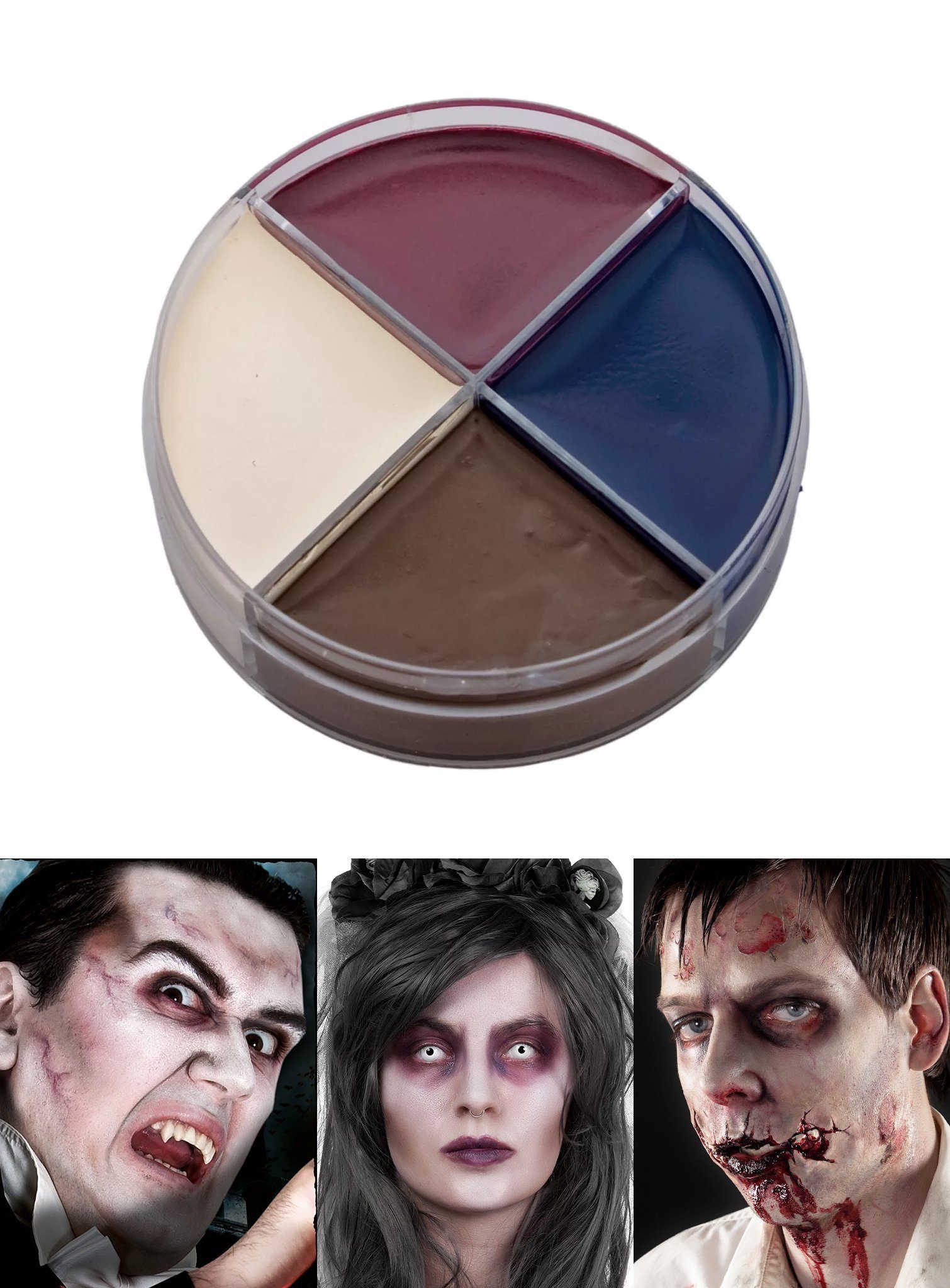 Theaterschminke Creme Schminke Zombie - Halloween Make up Vampir