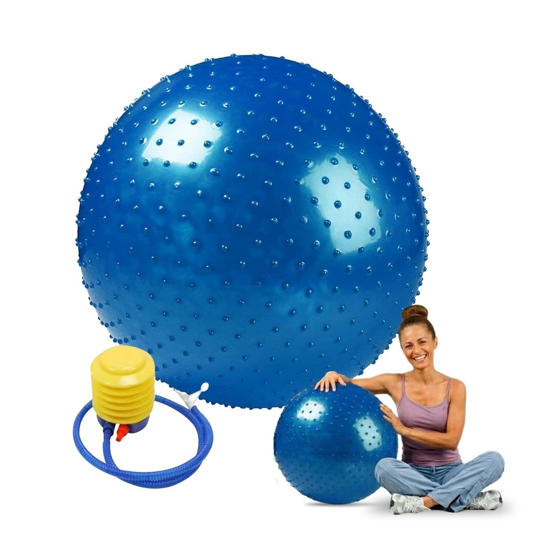 Endless Yogaball Gymnastikball groß, PVC Fitnessball mit Luftpumpe, platzsicher (Sowohl für Männer als auch für Frauen, Sowohl für Männer als auch für Frauen), Balance Ball Stuhl für Fitness Workout Stabilität Pilates