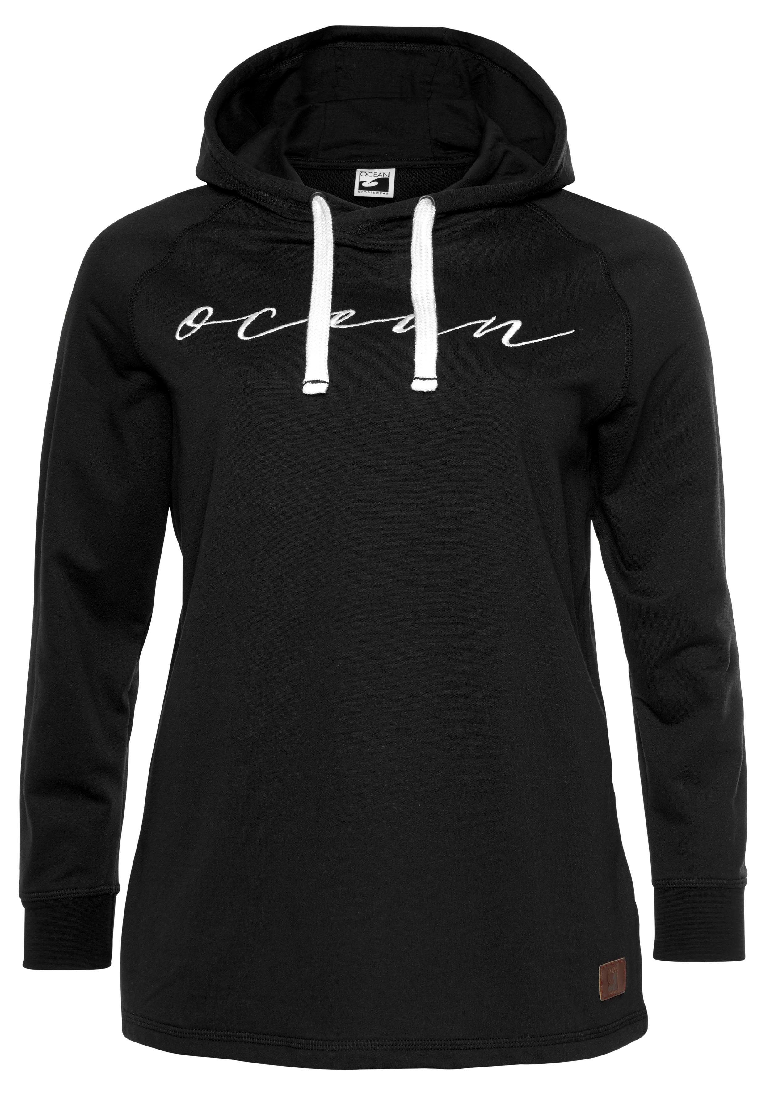 Athleisure Hoodie in Ocean Sportswear großen Kapuzensweatshirt Größen