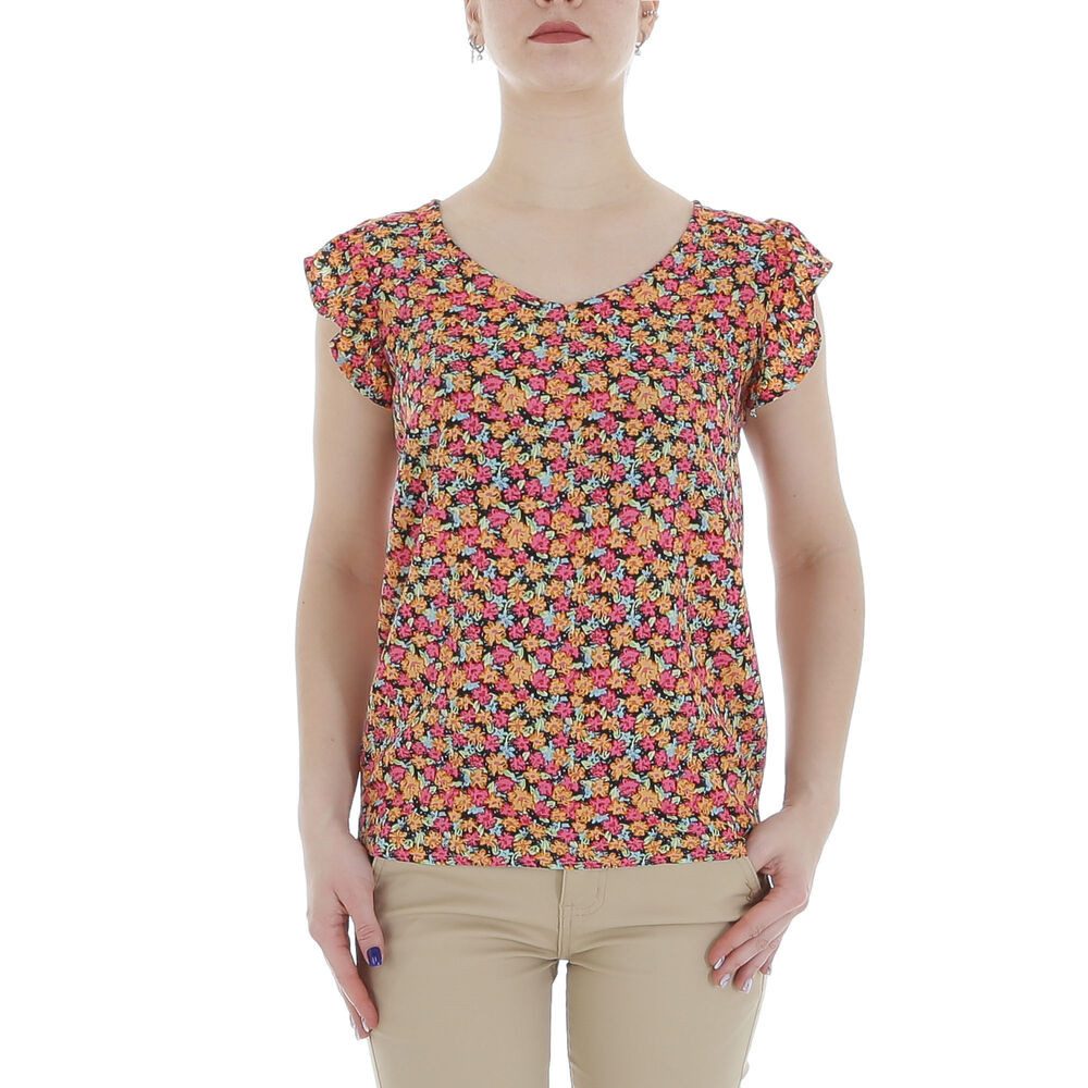 Ital-Design Kurzarmbluse Damen Elegant (85987248) Rüschen günstig online kaufen
