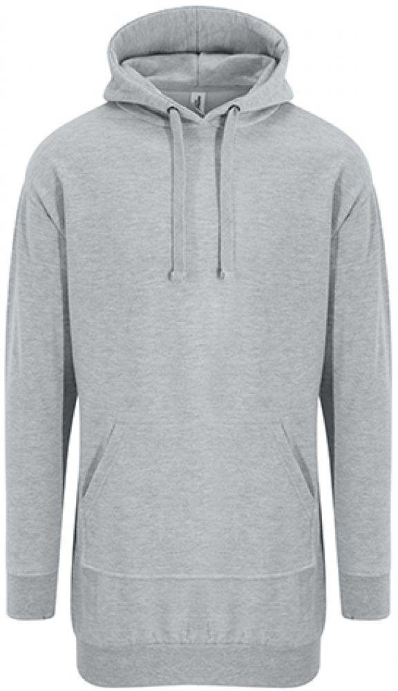 Kapuzenpullover Damen Hoodie Dress - Lang geschnitten