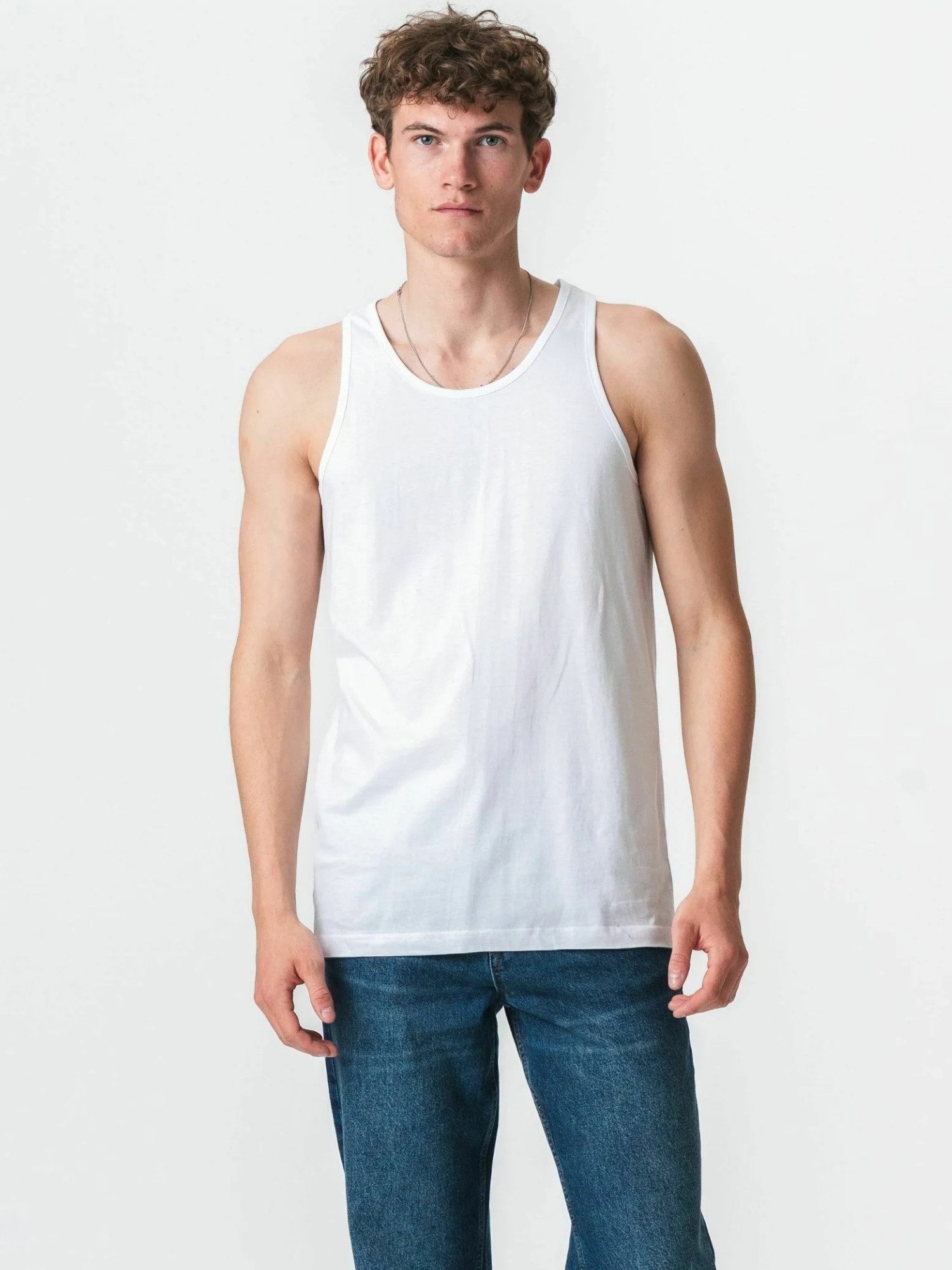 TEESHOPPEN Kurzarmhemd TEESHOPPEN Top Basic Tanktop