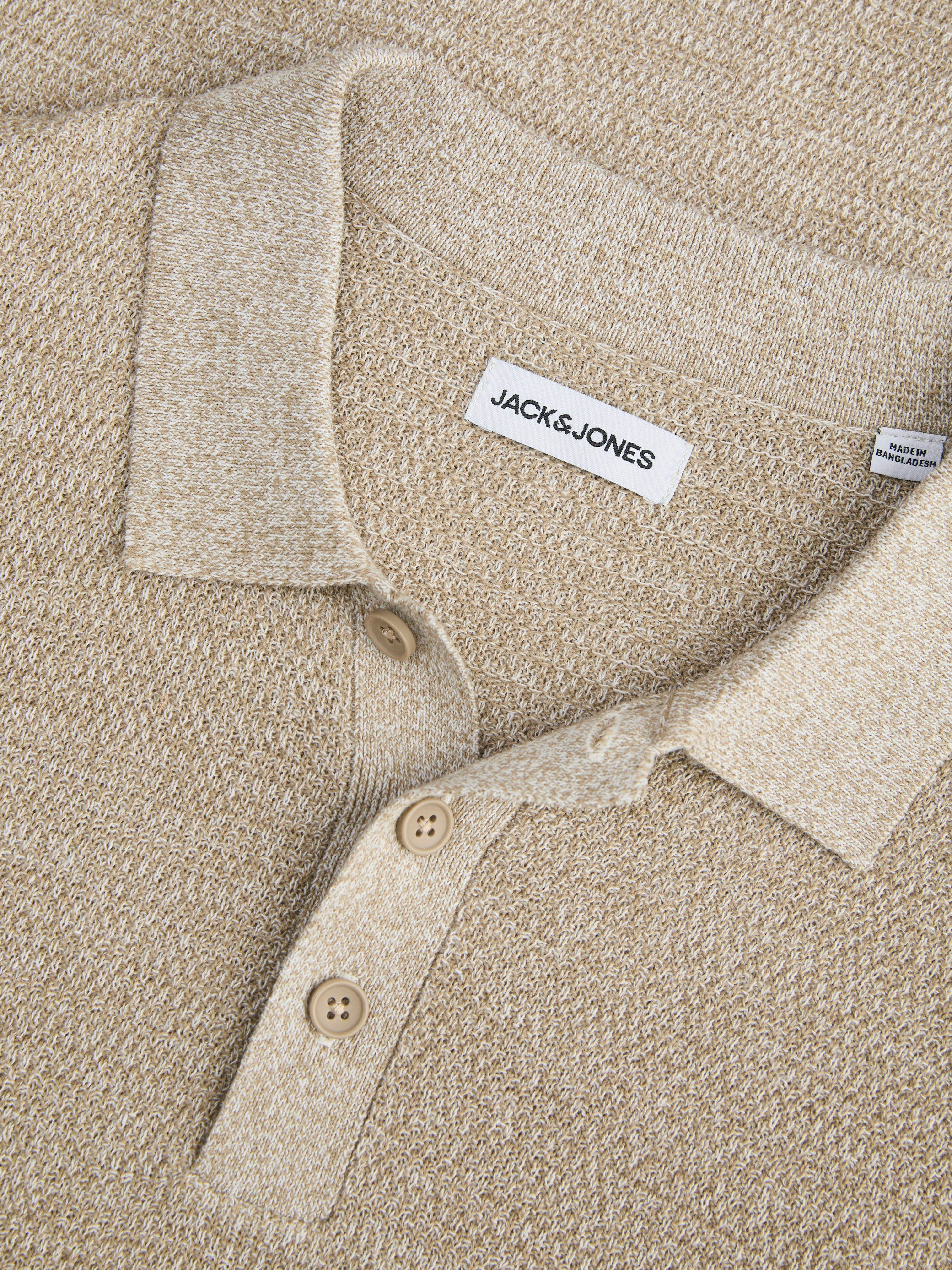 Jack & Jones Strickpullover JJEGEORGE KNIT POLO LS SN