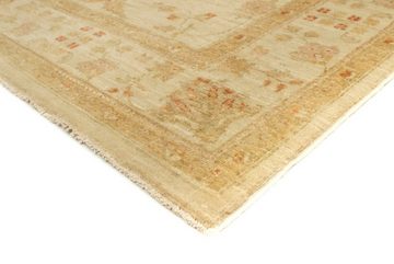Wollteppich Täbriz Teppich handgeknüpft beige, morgenland, rechteckig, Höhe: 8 mm