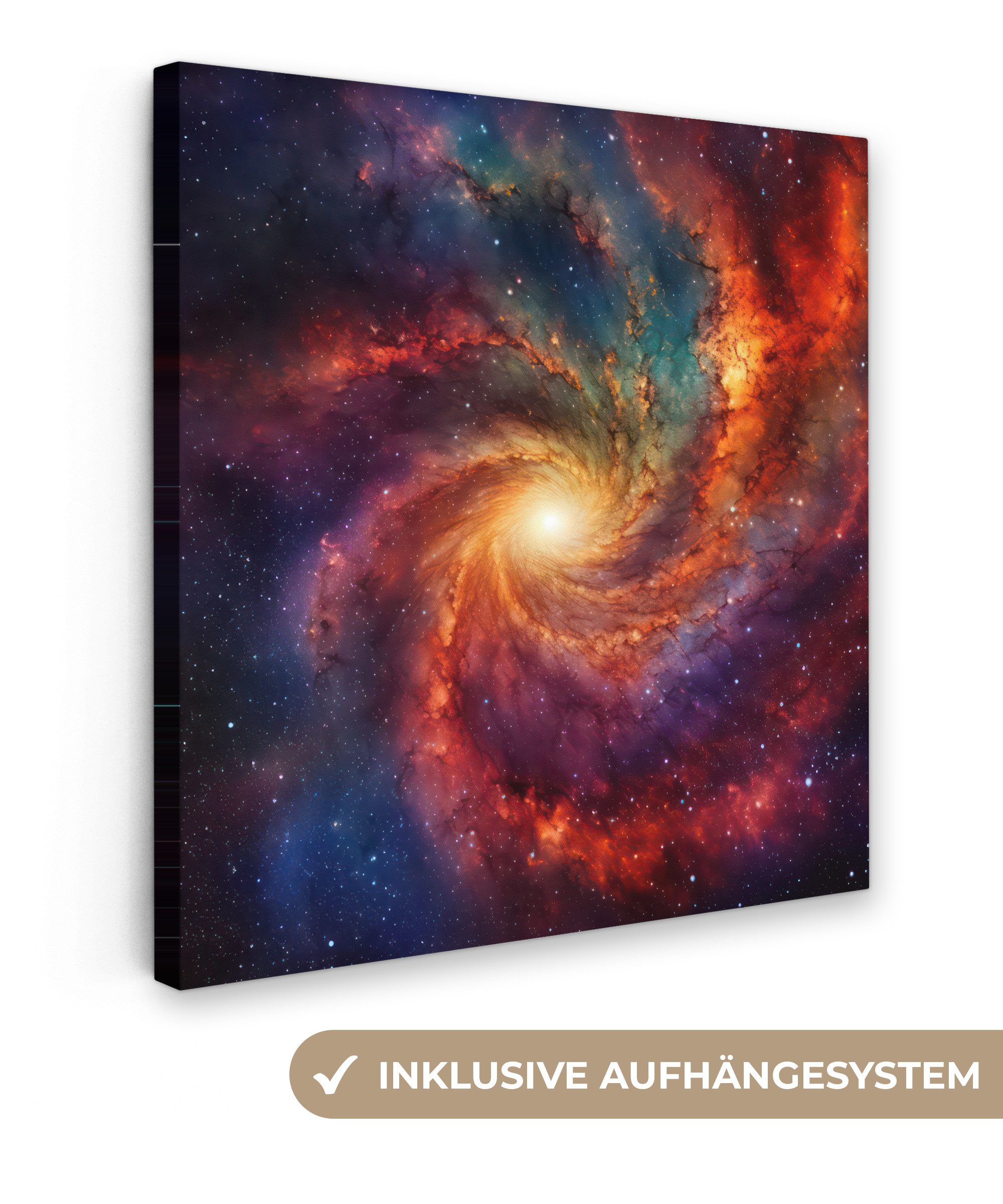 OneMillionCanvasses® Leinwandbild Sternenhimmel - Weltraum - günstig online kaufen