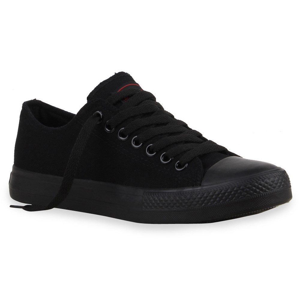 VAN HILL 2572839 HO CB09-1 Herren Sneaker All Black 39 Sneaker Herren Sneakers Sportschuhe Stoffschuhe Schnürer