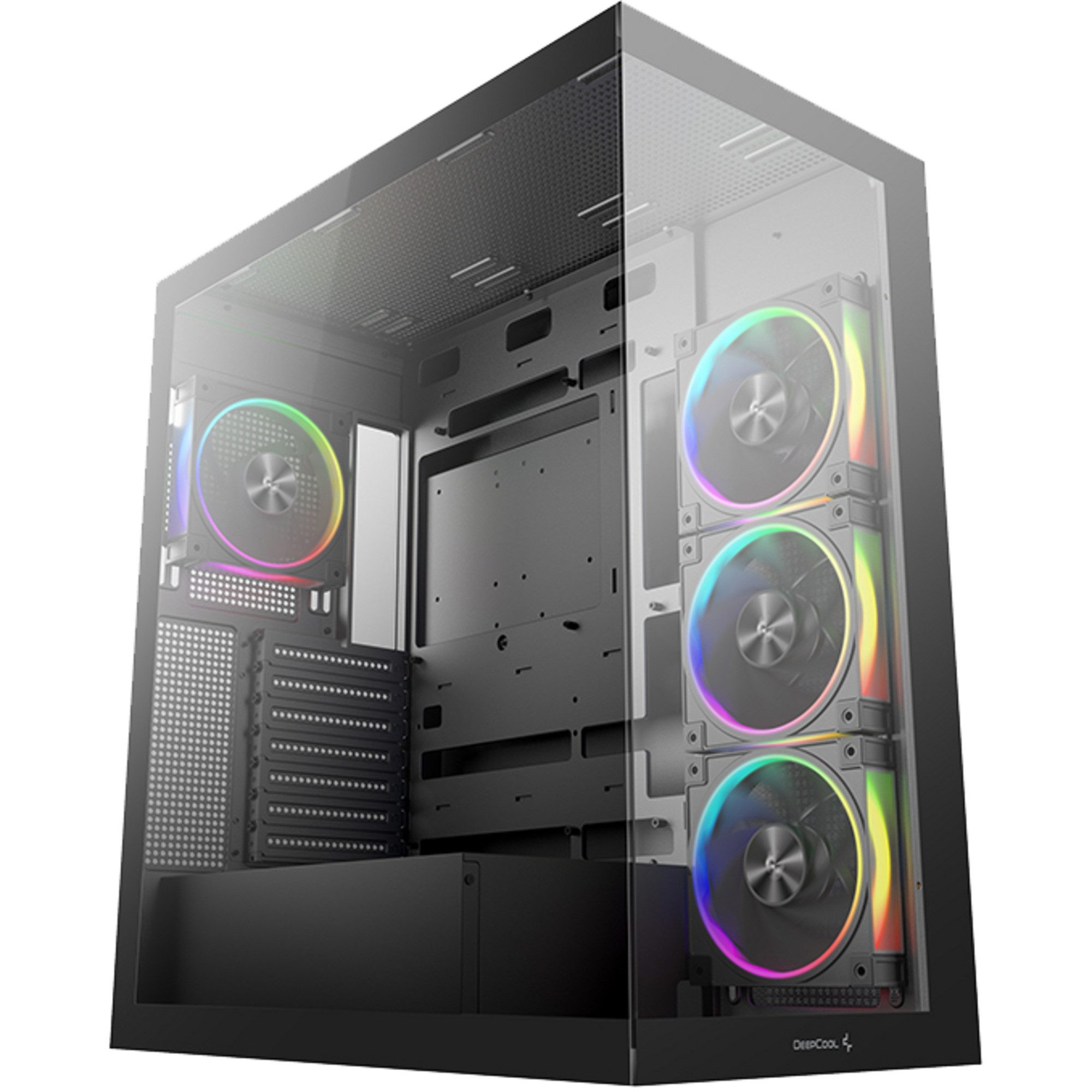 DeepCool PC-Gehäuse DeepCool CG580 4F V2, Tower-Gehäuse, (Tempered
