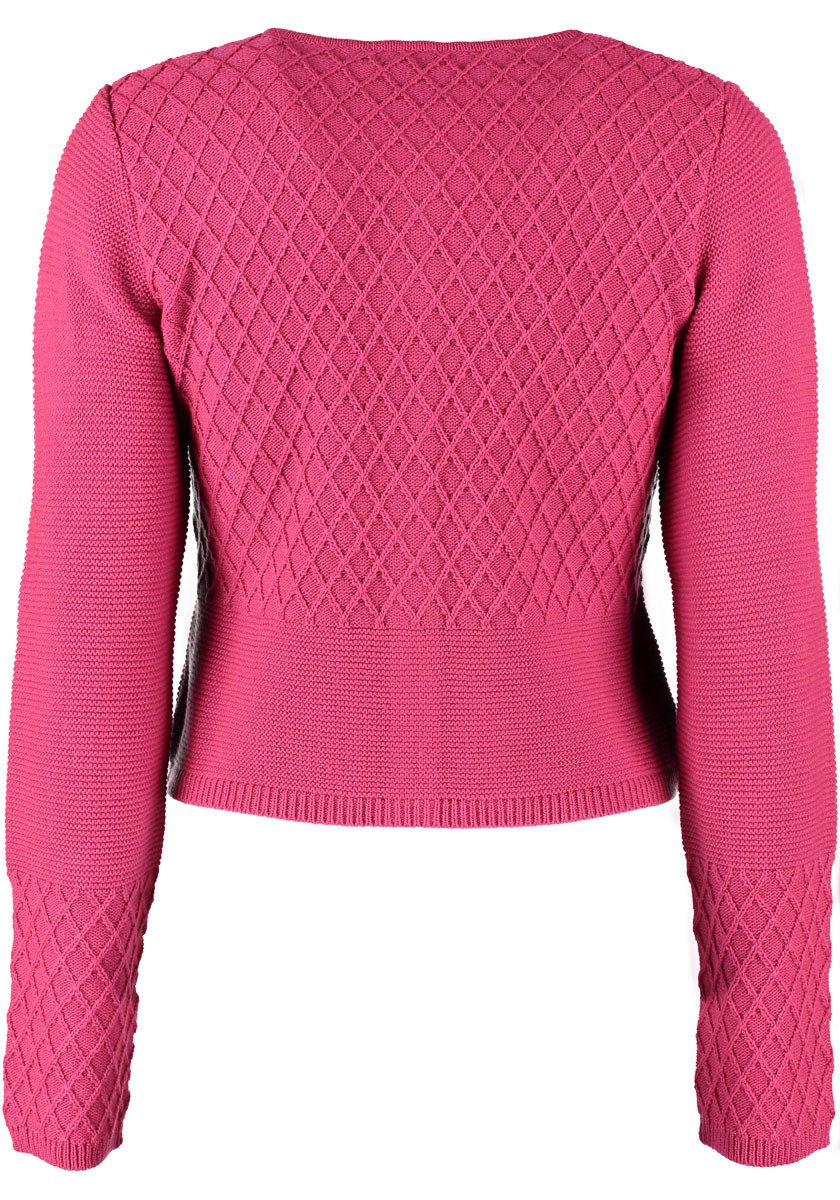 OS Trachten Strickjacke Swoyar Trachtenjacke mit Rautenmuster günstig online kaufen