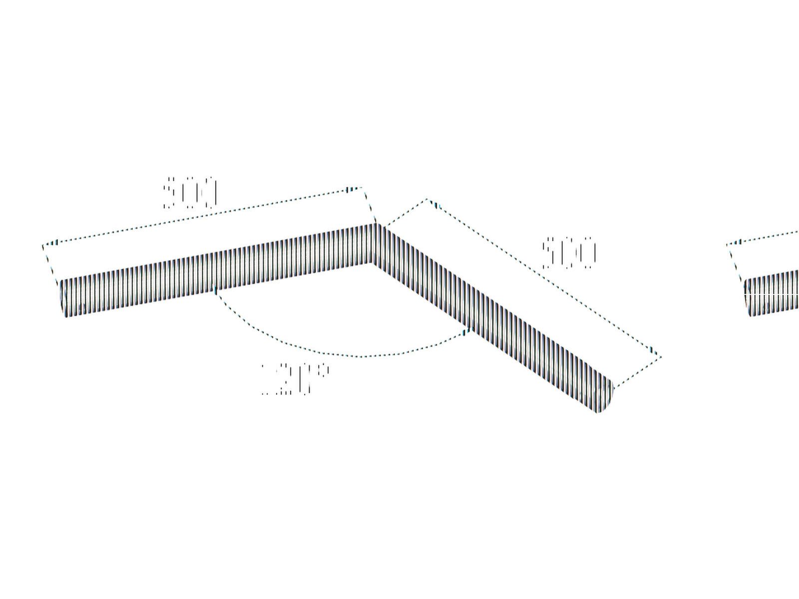 Thumbnail - Alutruss Rahmentraverse ALUTRUSS DECOLOCK DQ1-SC22 2-Weg-Ecke 120° sw