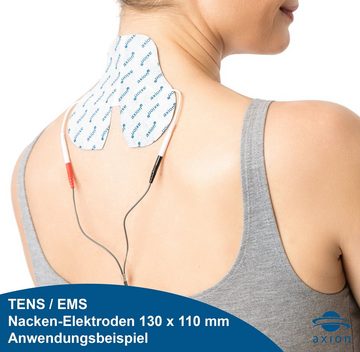 Axion TENS-Gerät STIM-PRO COMFORT mit 4 Elektroden zur Schmerztherapie, mit Reinigungsspray und Nackenelektrode, TENS Gerät gegen Schmerzen