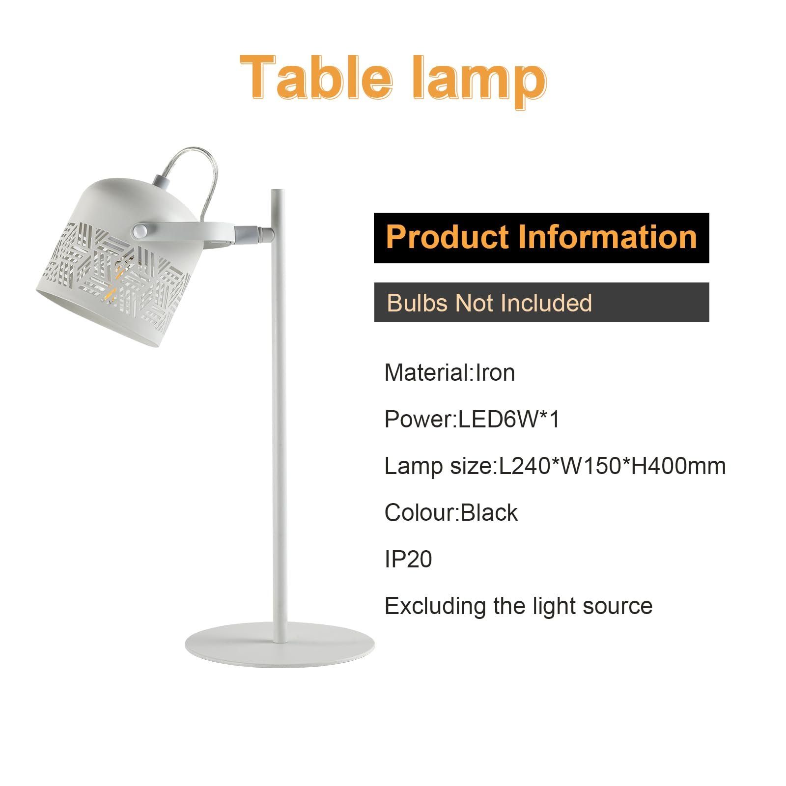 LQWELL Tischleuchte E27 Nachttischlampe LED Tischlampe, günstig online kaufen