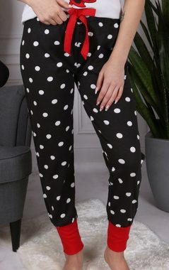 Sarcia.eu Schlafanzug Minnie Mouse Disney, Damen Kurzarm-Baumwollpyjama, XL