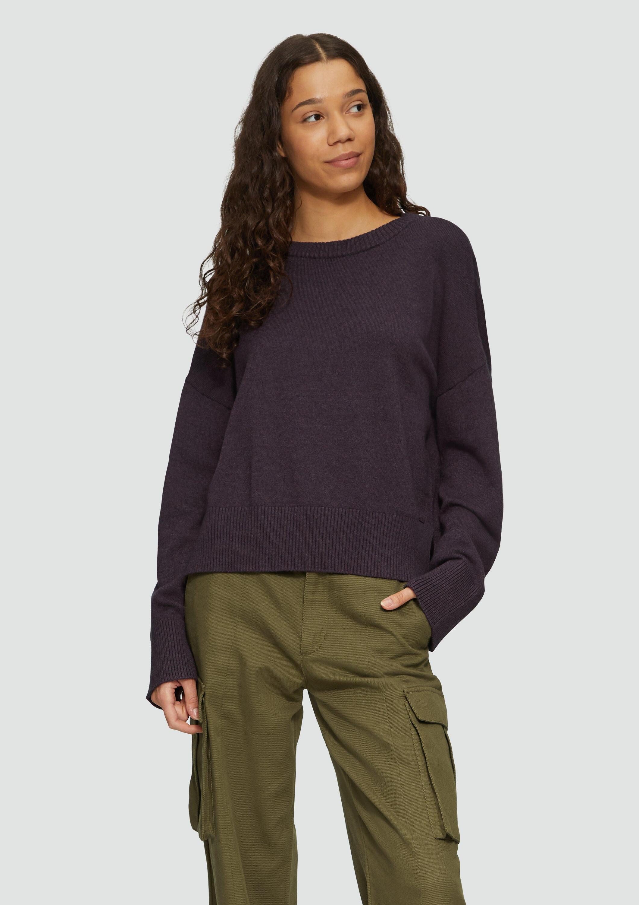 QS Longpullover Strickpullover (1-tlg) günstig online kaufen