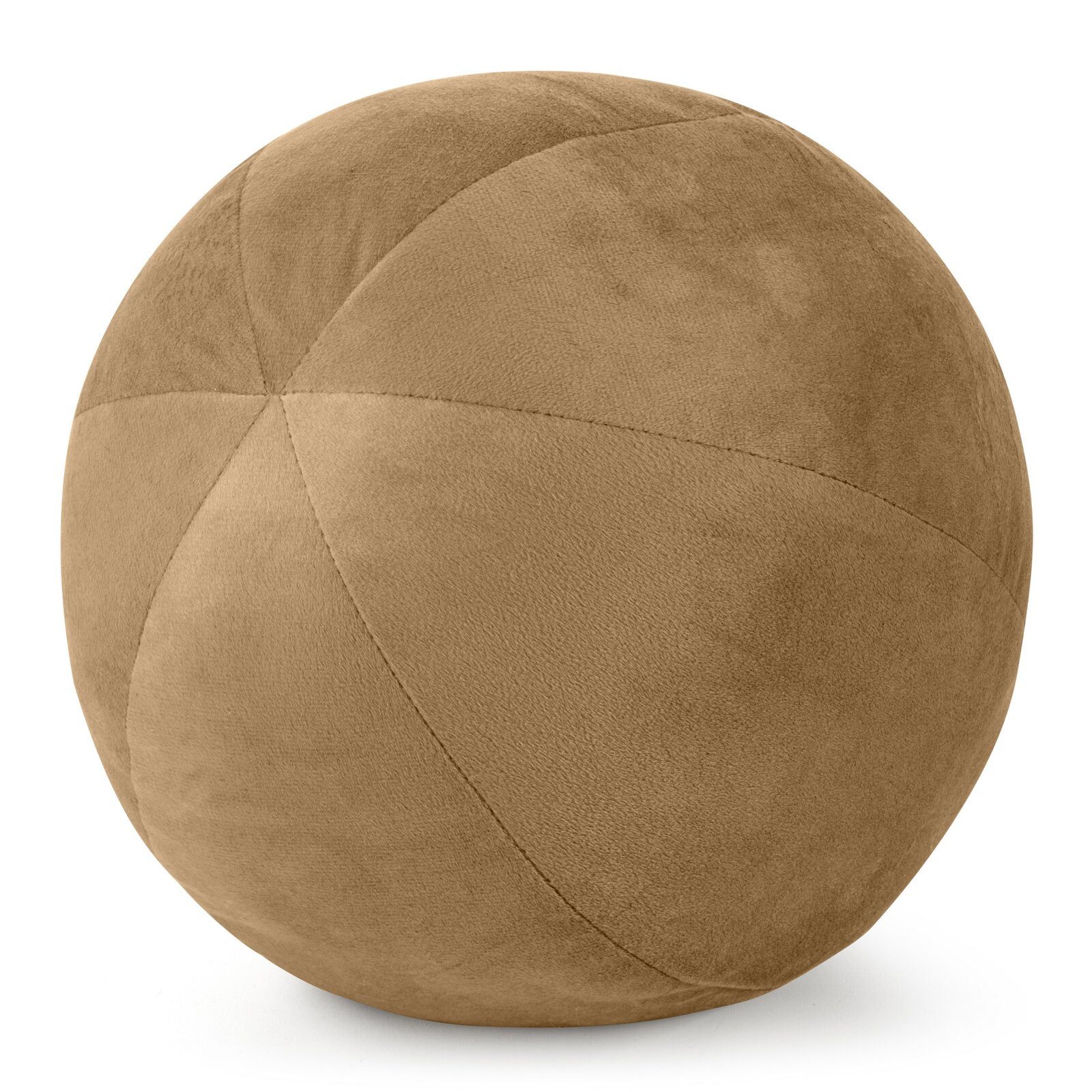 Eurofirany Dekokissen Kugelkissen Kugelformiges Kissen Ball Samt Velvet, besonders weich, dekorativ und designvoll 24 cm