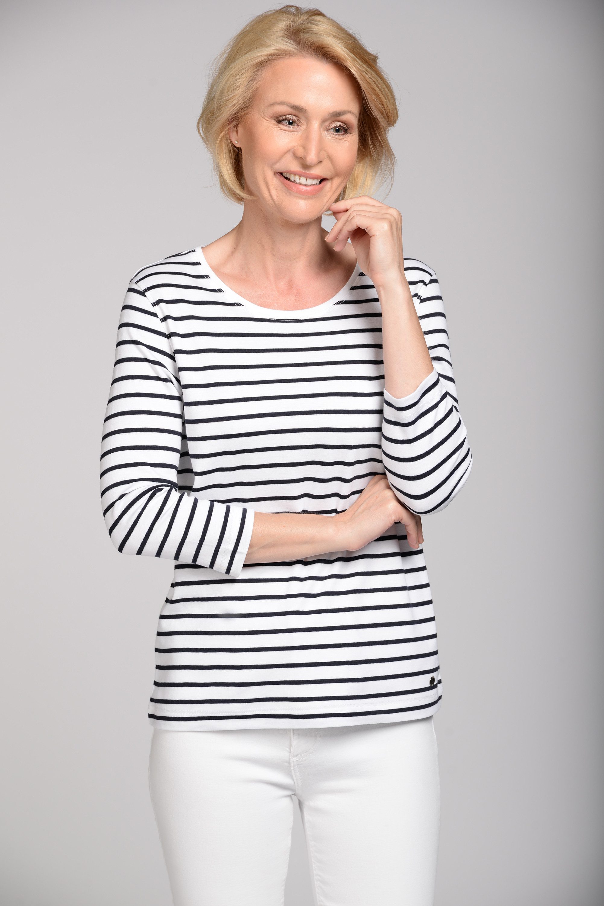 Clarina Rundhalsshirt NICOLE Pima Cotton Interlock günstig online kaufen