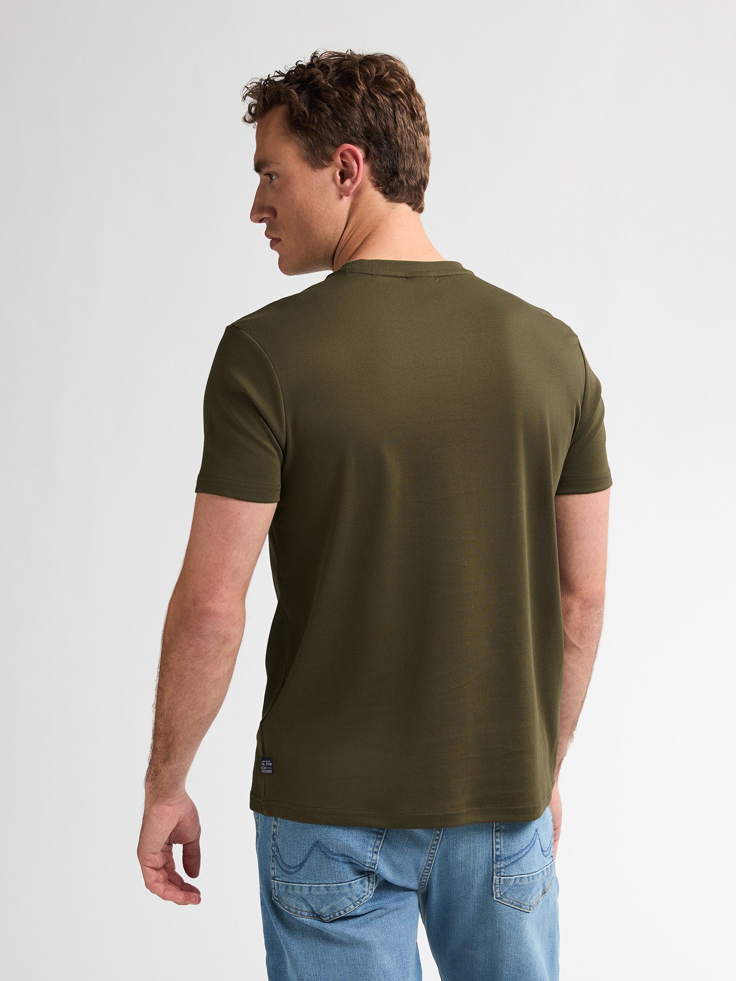 Petrol Industries T-Shirt mit Logo Schriftzug