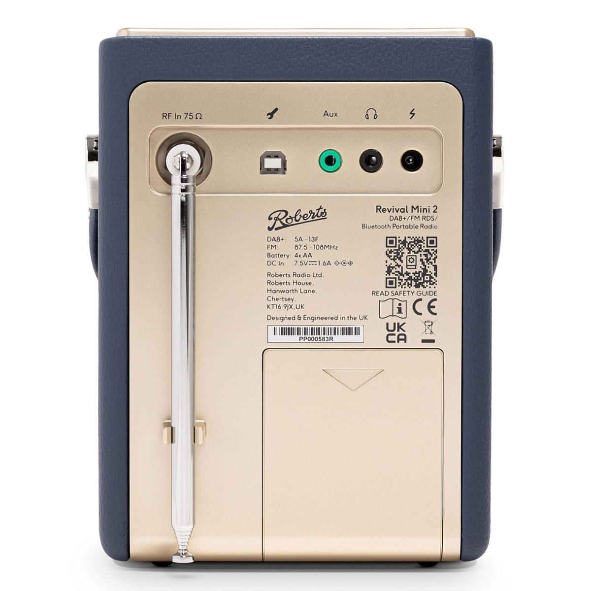 ROBERTS RADIO Revival Mini 2 Midnight Blue Radio