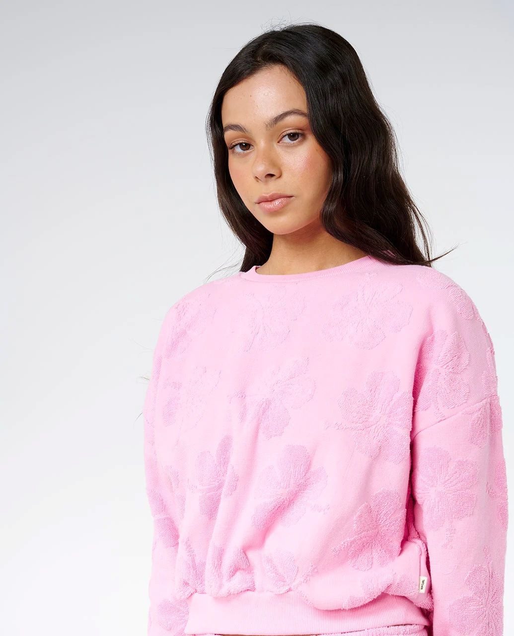 Rip Curl Rundhalspullover Rip Curl Paradise Terry Crew Fleece