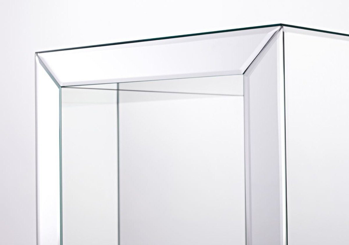 Beistelltisch - x Beistelltisch H. 46 Designer cm Wohnzimmermöbel im Padrino 48 46 x Casa Luxus Spiegelglas Design Würfel