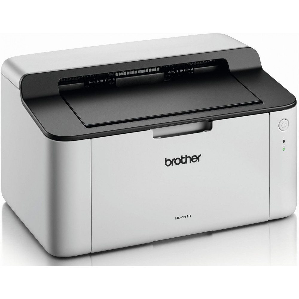 Brother Brother HL-1110 S/W-Laserdrucker grau/schwarz Laserdrucker, (Scanner)