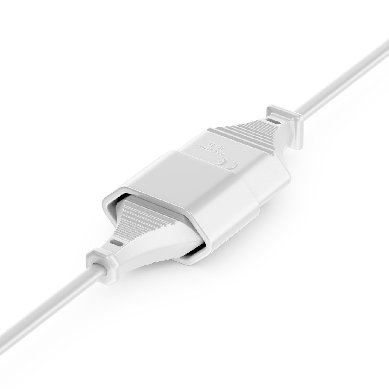 deleyCON deleyCON 6m Stromkabel Verlängerung Eurostecker auf Typ-C Euro Buchse Stromkabel – Bild 5 von 5