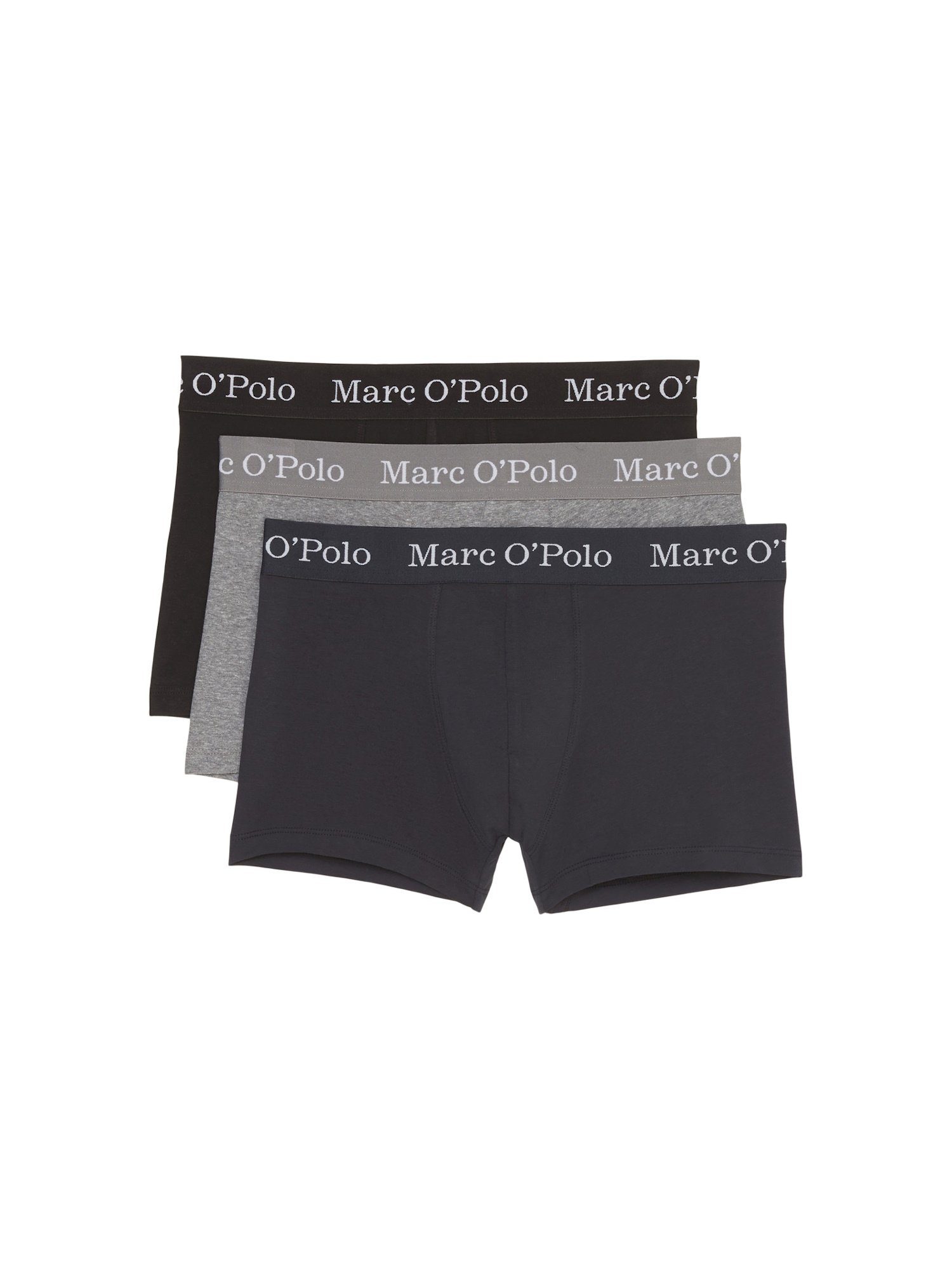 Boxershorts mehrfarbig Marc Dreierpack O'Polo Basic Unterhosen Boxershorts (3-St)