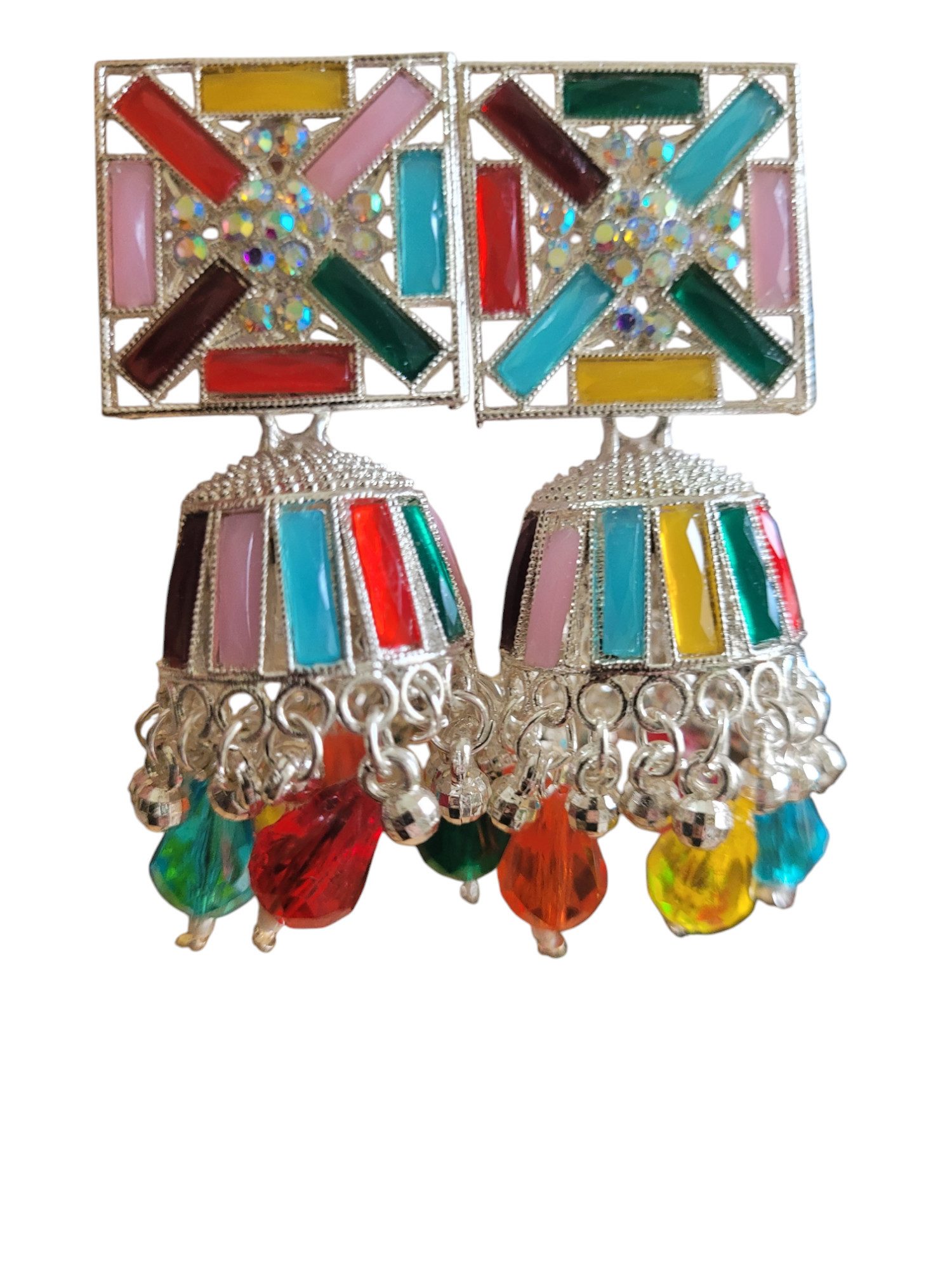 PfauGermany Paar Ohrhänger Hanging Beads Jumkha (2-tlg)
