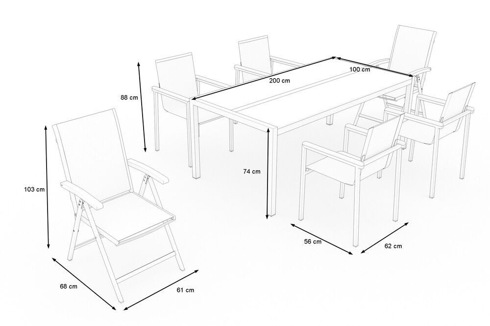 OUTFLEXX Garten-Essgruppe
