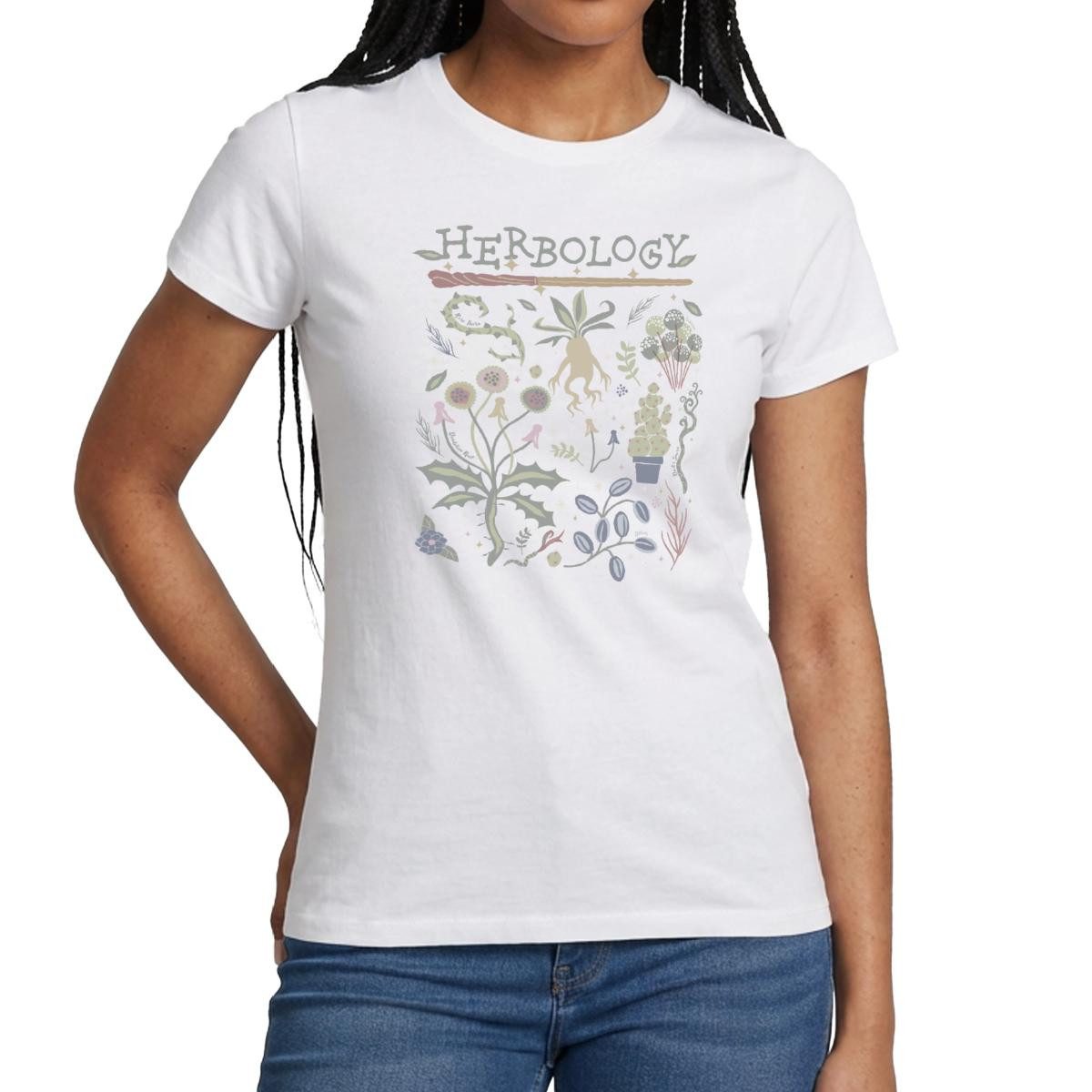 Spreadshirt T-Shirt Harry Potter Herbology Botanische Kräuter Design Frauen T-Shirt (1-tlg)