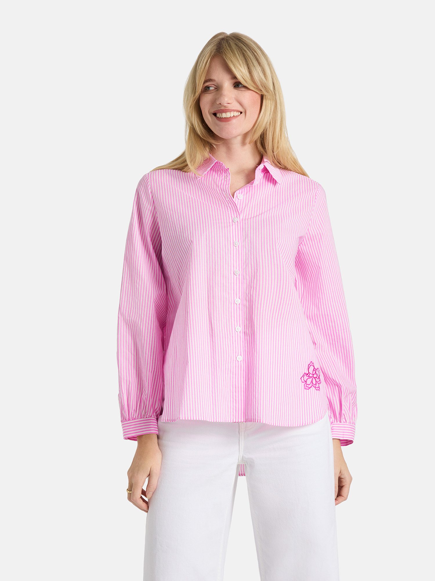 Lieblingsstück Klassische Bluse RaccaliL aus 100% Baumwolle