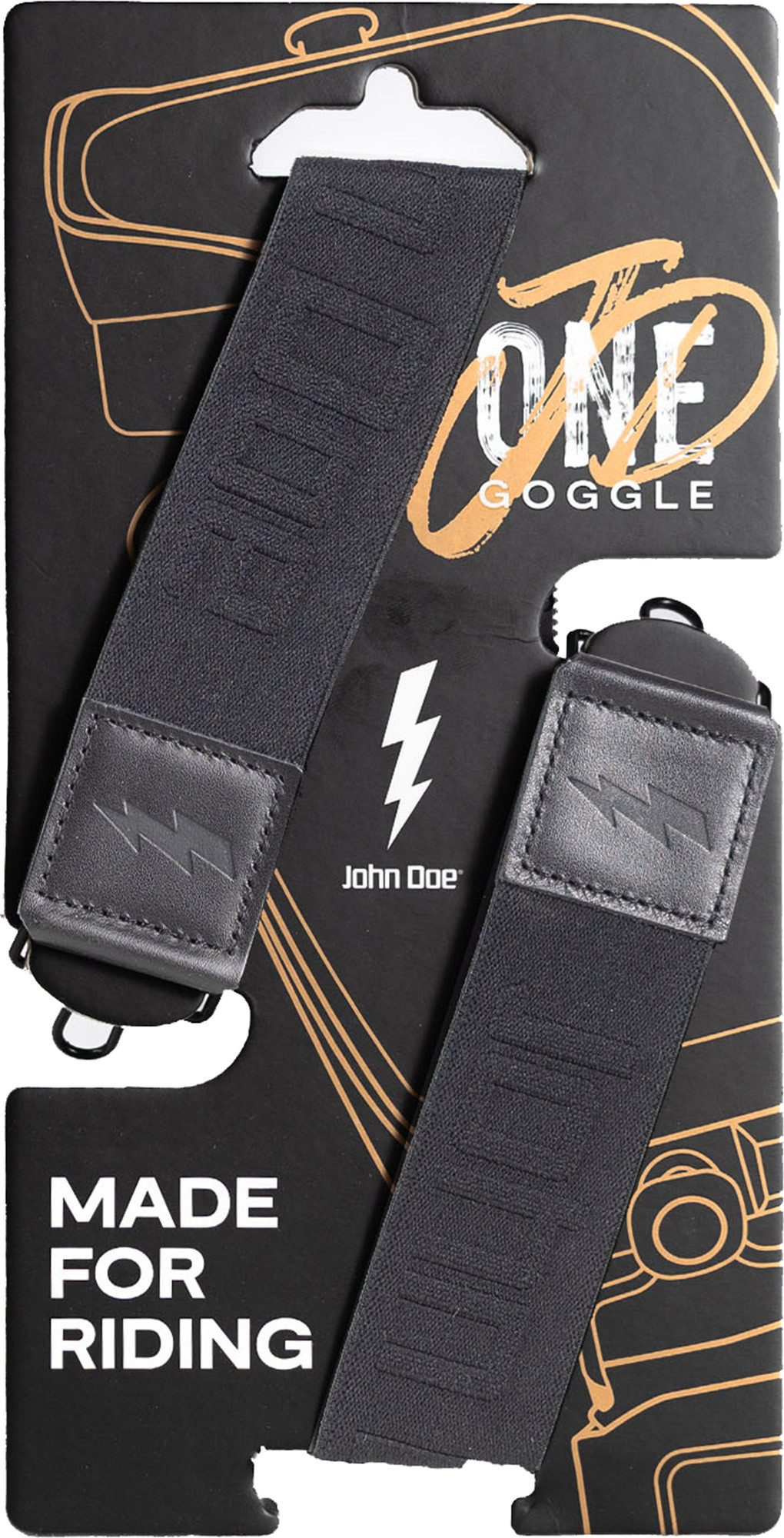 John Doe Motorradbrille JD/One Signature Ersatzband, Mit Band