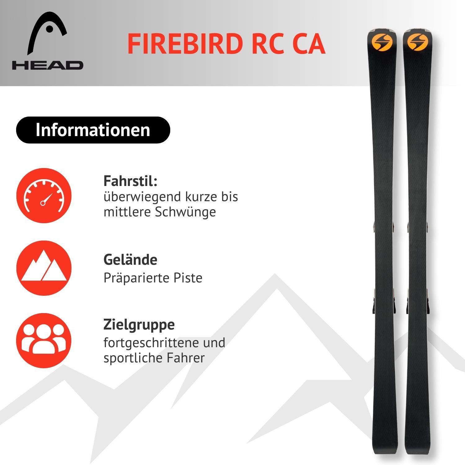 BLIZZARD Ski, Blizzard Firebird RC CA Full Camber 160cm + Bindung TPC 10 Z3-10