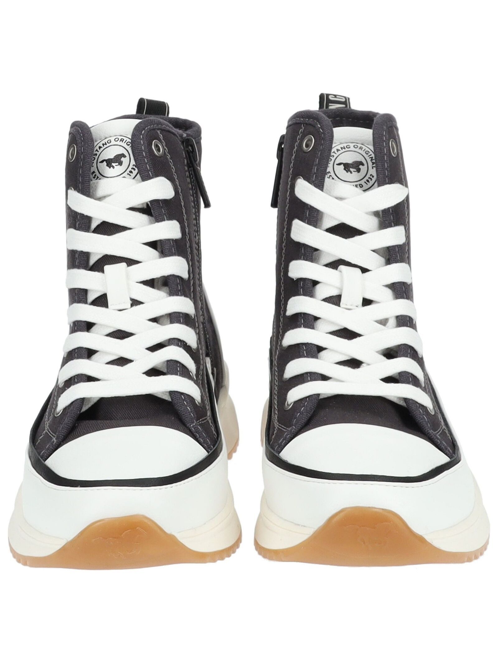 MUSTANG Sneaker Lederimitat/Textil . Sneaker (1-tlg)