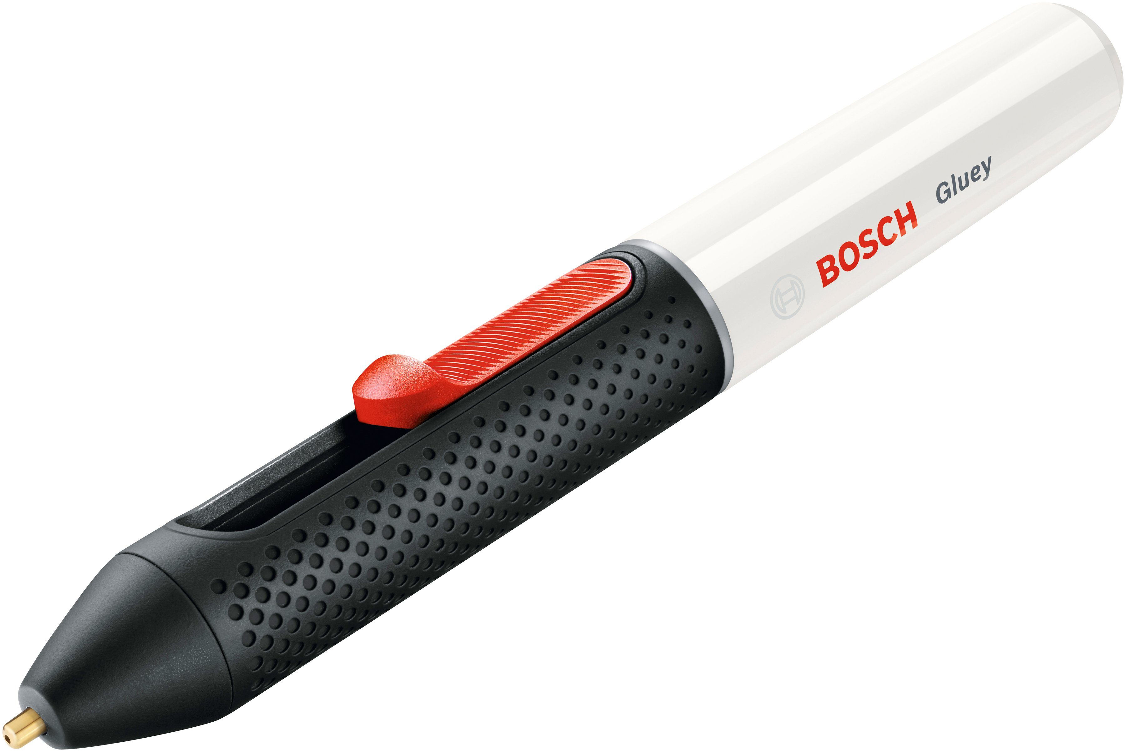 Bosch Home & Garden Heißklebestift Gluey, pink, (USB-Ladegerät & -Kabel, 2x1,2 V HR06 (AA) Akkus), inkl. 20 Mini-Klebesticks in vielen Farben