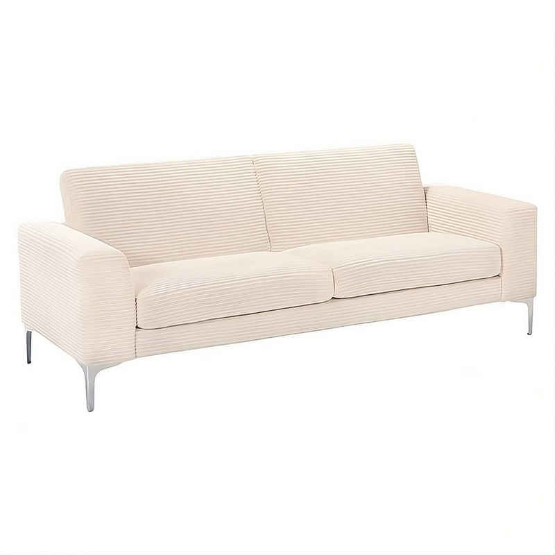 boho living® 3-Sitzer Cord Sofa, Cordsofa, im Vintage-Look