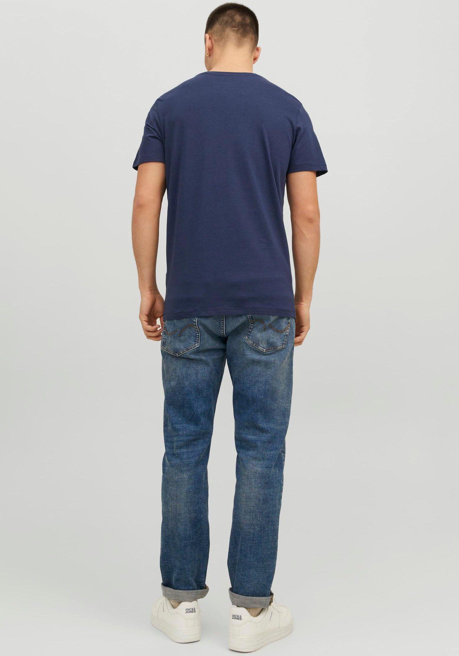 Indigo 23/24 TEE Jones SS Mood Rundhalsshirt JJEJEANS & O-NECK NOOS Jack