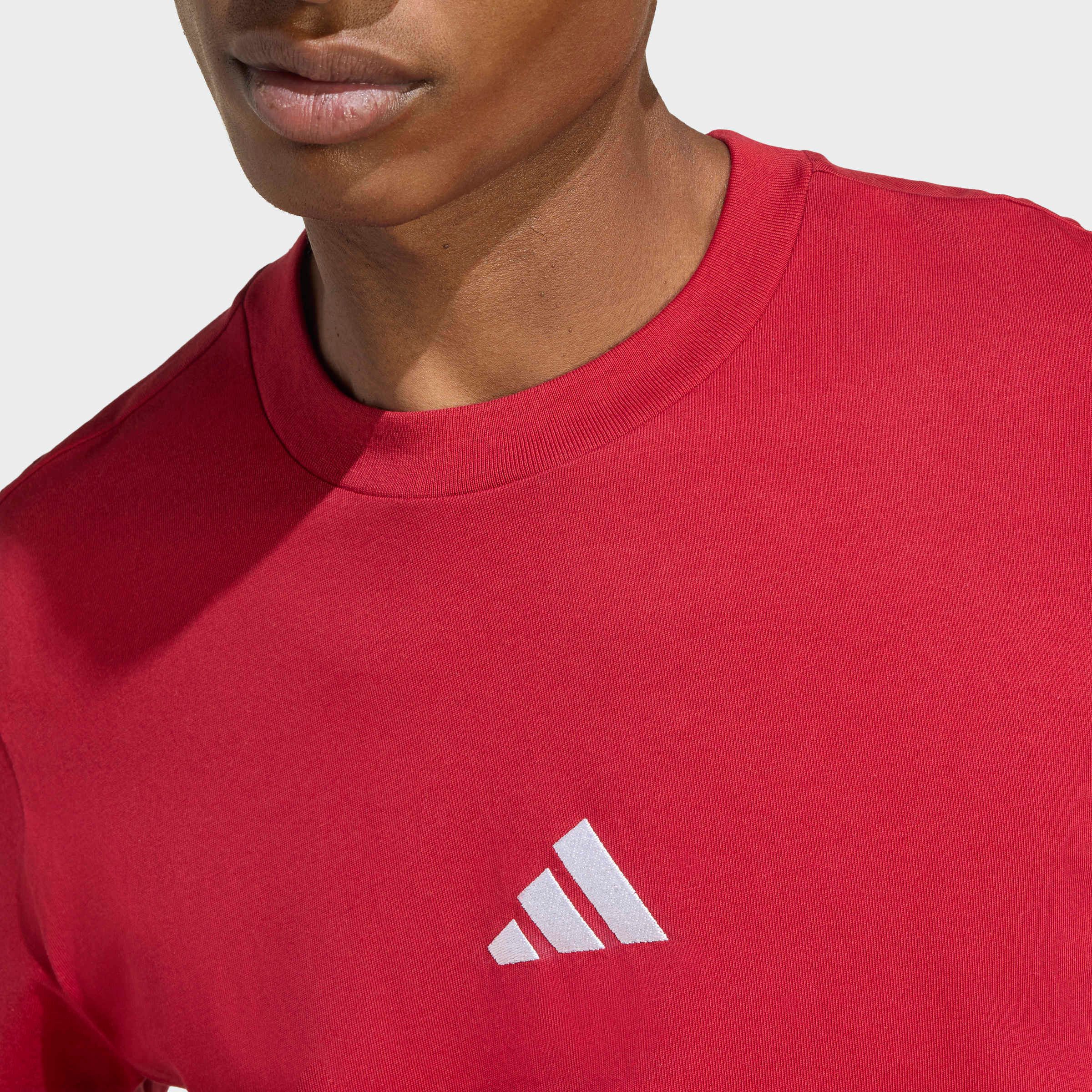 adidas Sportswear T-Shirt ESSENTIALS SMALL LOGO SINGLE JERSEY sportliches Kurzarmshirt, mit Rundhalsausschnitt – Bild 4 von 5
