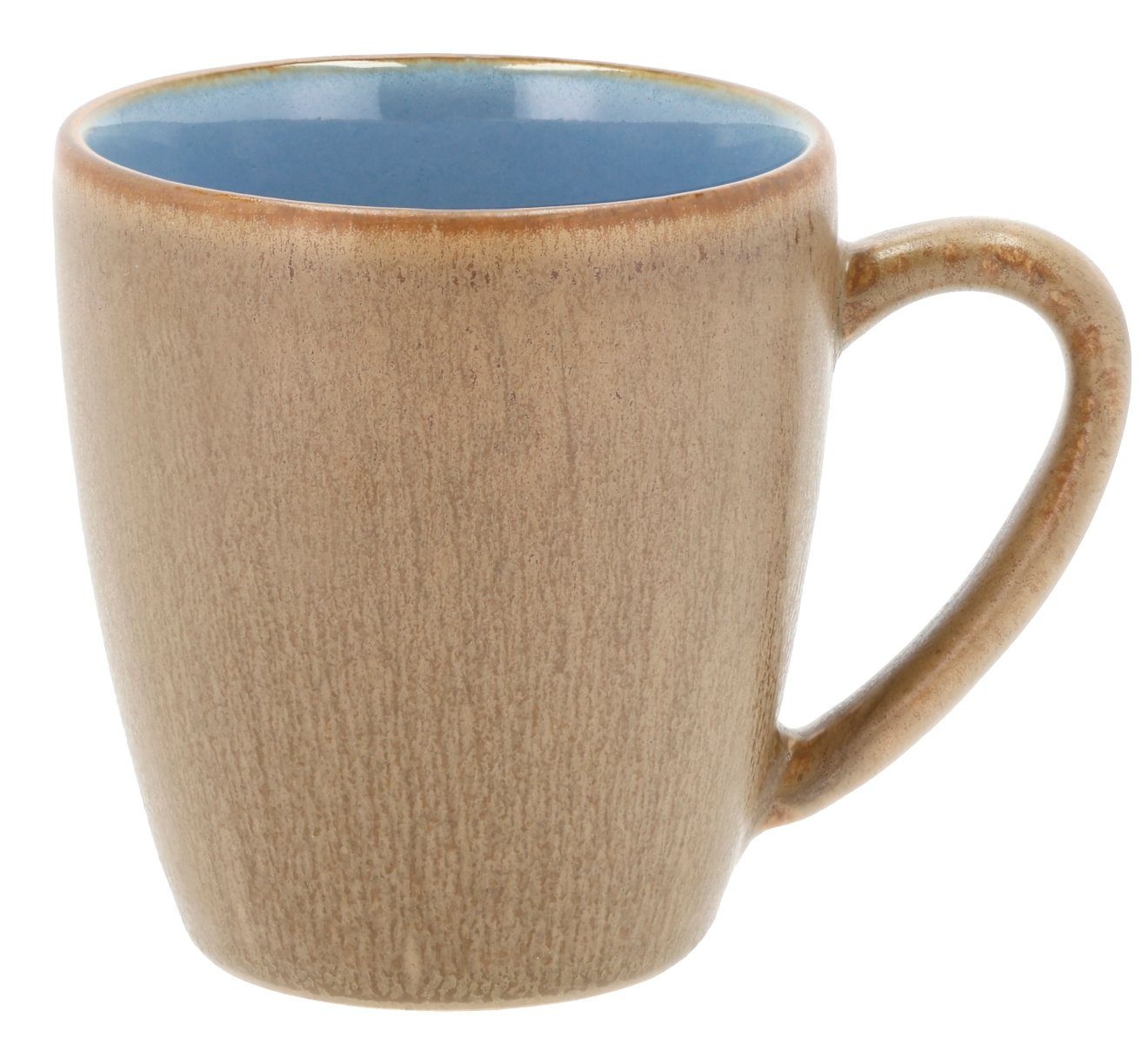 Bitz Becher Becher mit Henkel klein Wood/Ocean 0,19 l, Steinzeug, Becher Wood 19 cl Wood/Ocean Steinzeug