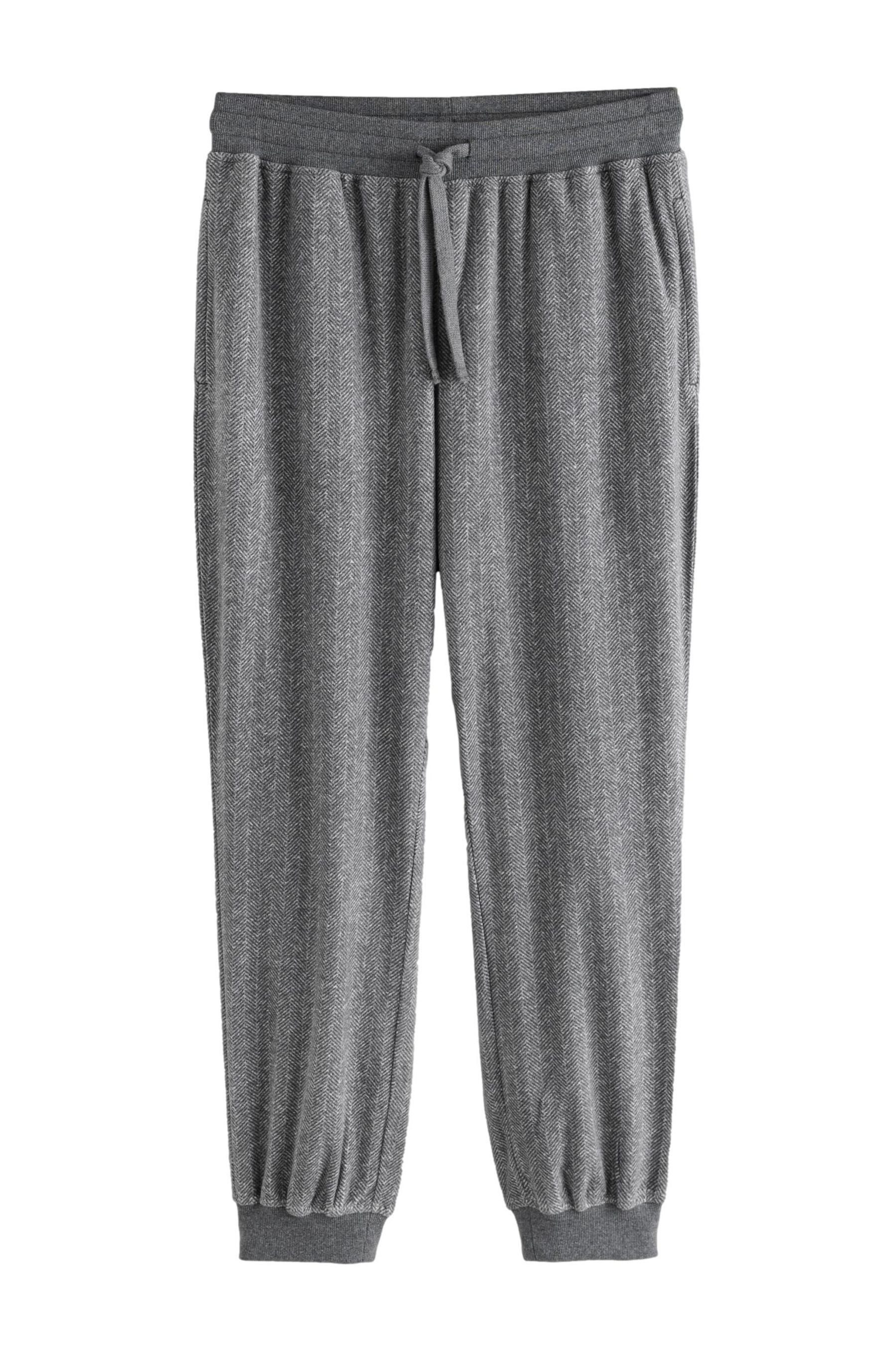 Next Pyjamahose Thermofleece-Schlafanzughose mit Bündchen + Karos (1-tlg) günstig online kaufen