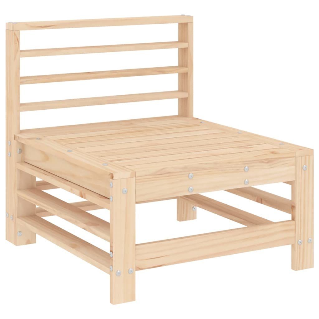 vidaXL Sofaelement Garten-Mittelsofas 2 Stk. Massivholz günstig online kaufen