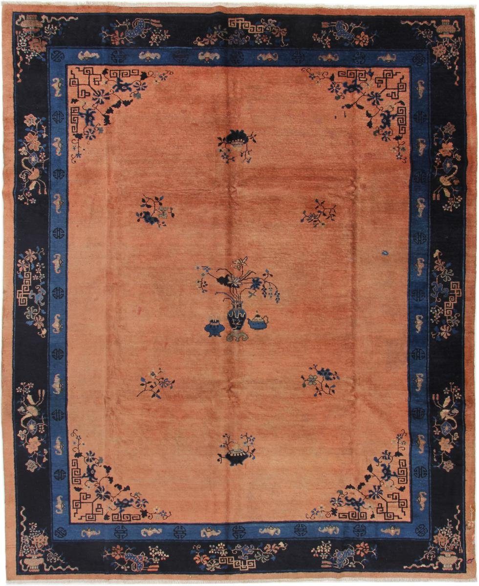 Orientteppich China Peking Antik 281x339 Handgeknüpfter Orientteppich, Nain Trading, rechteckig, Höhe: 12 mm