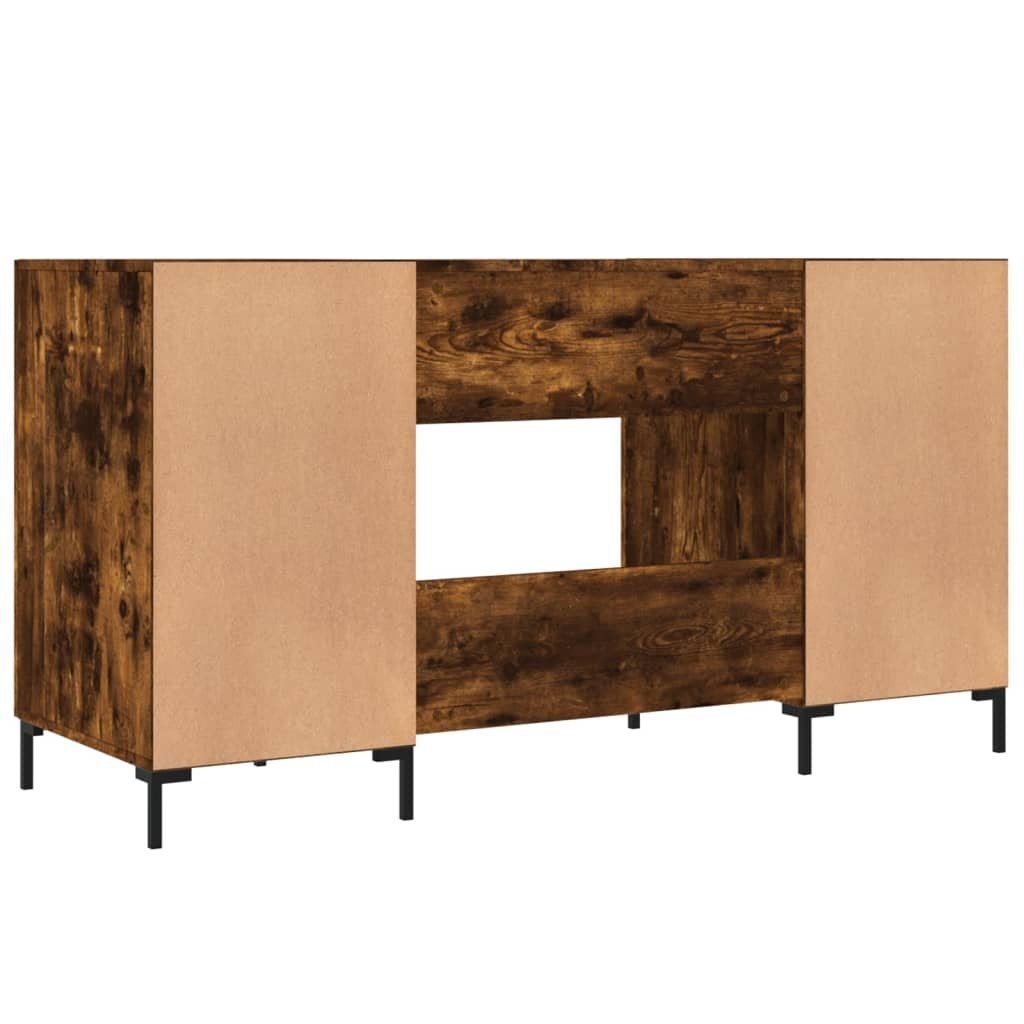 Räuchereiche Schreibtisch furnicato cm 140x50x75 Holzwerkstoff