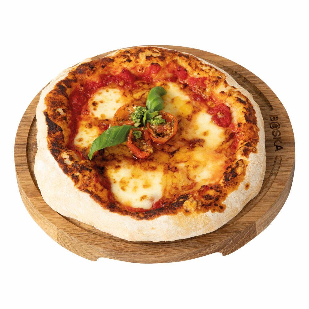 BOSKA HOLLAND Pizzaschneidebrett Pizzabrett Friends S 24 cm, Eichenholz