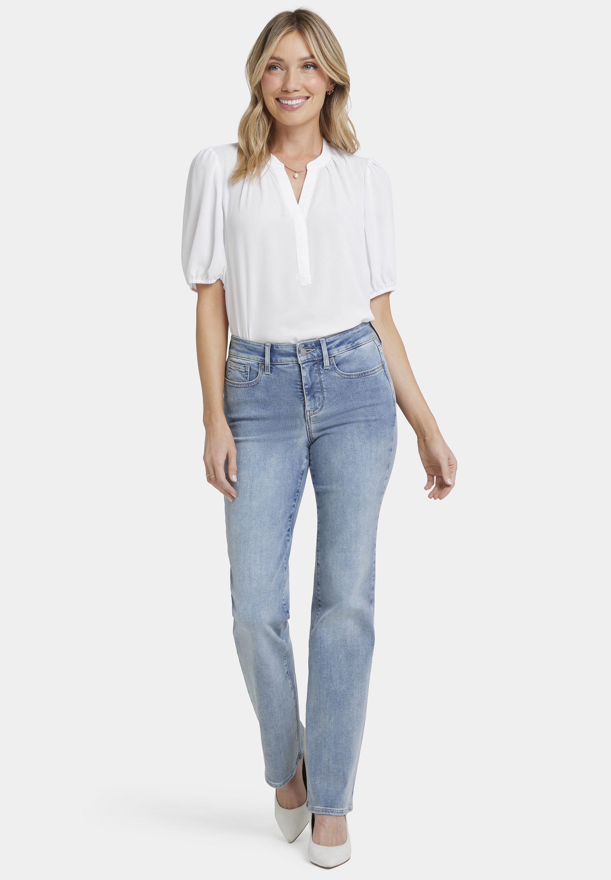 NYDJ Slim-fit-Jeans Blake Slim Flare Schlankmachende Passform