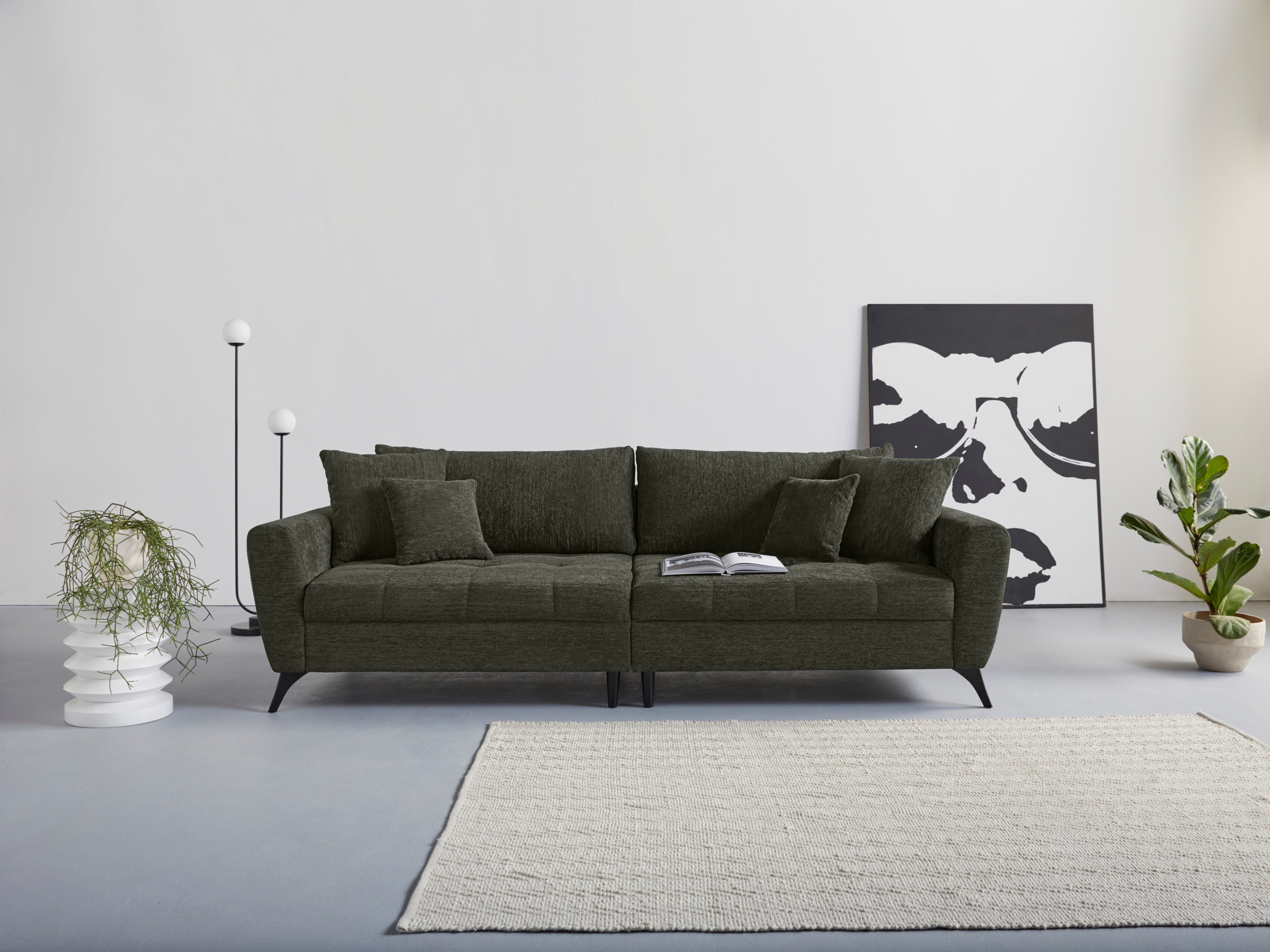INOSIGN Big-Sofa Lörby, Belastbarkeit bis 140kg pro Sitzplatz, auch mit Aqua clean-Bezug | Big Sofas