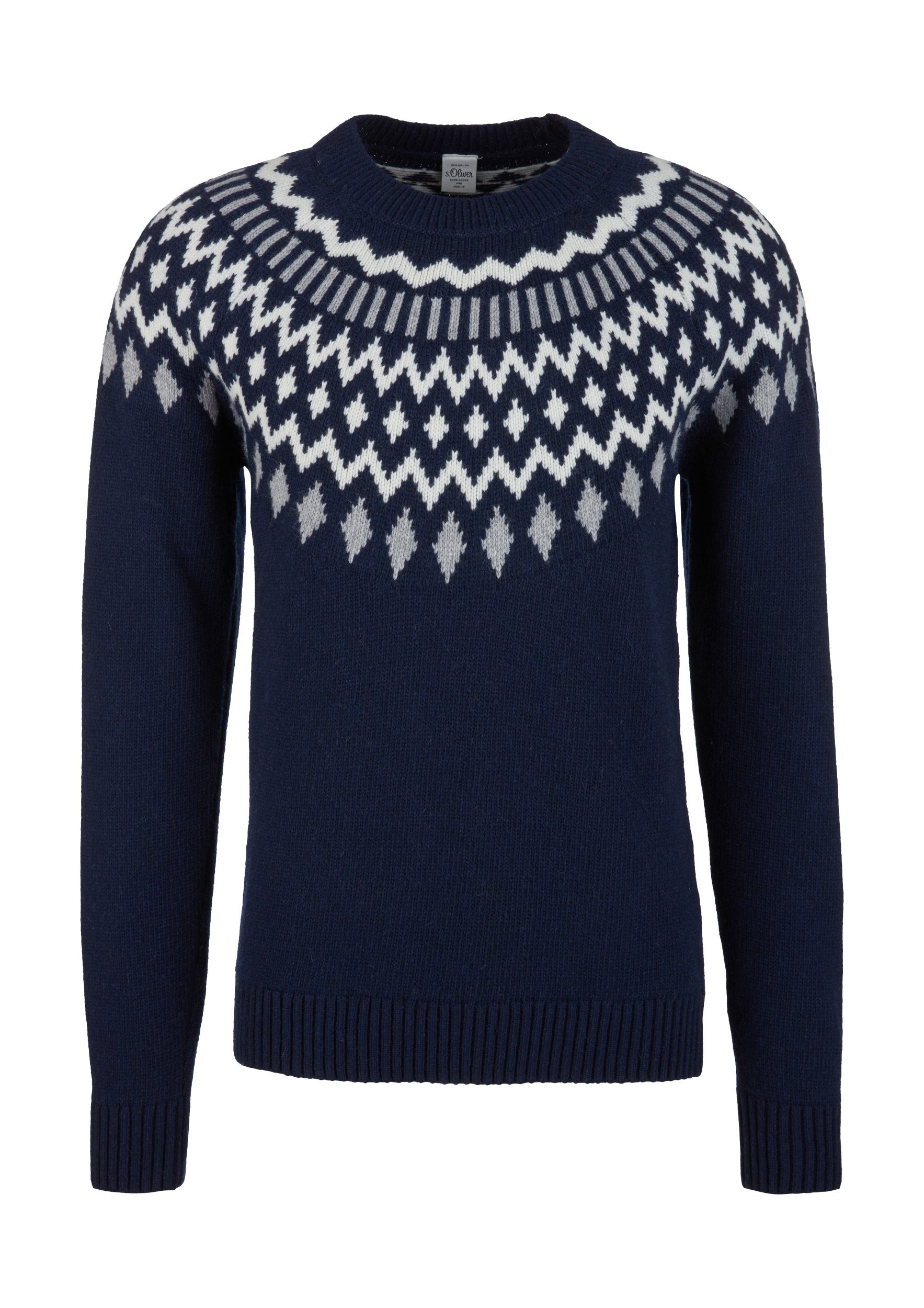 Wollpullover Pullover langarm