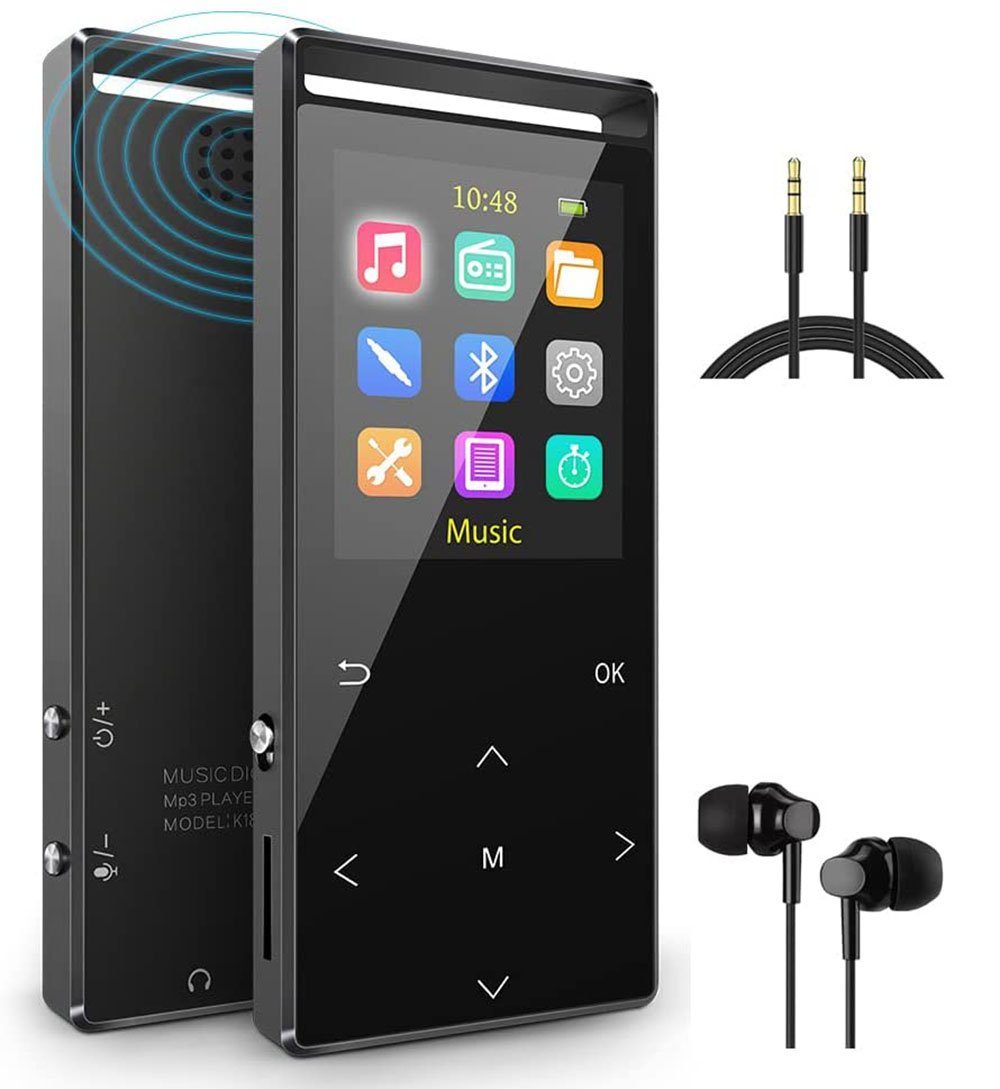 Leway 16GB MP3-Player MP3 Player mit Bluetooth HiFi AUX-Record Sleeptimer  MP3-Player