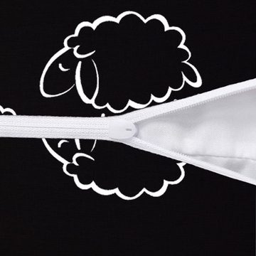 Stillkissenbezüge Kissenbezug für Stillkissen, Seitenschläferkissen ca. 160cm, Amilian, 100% Baumwolle